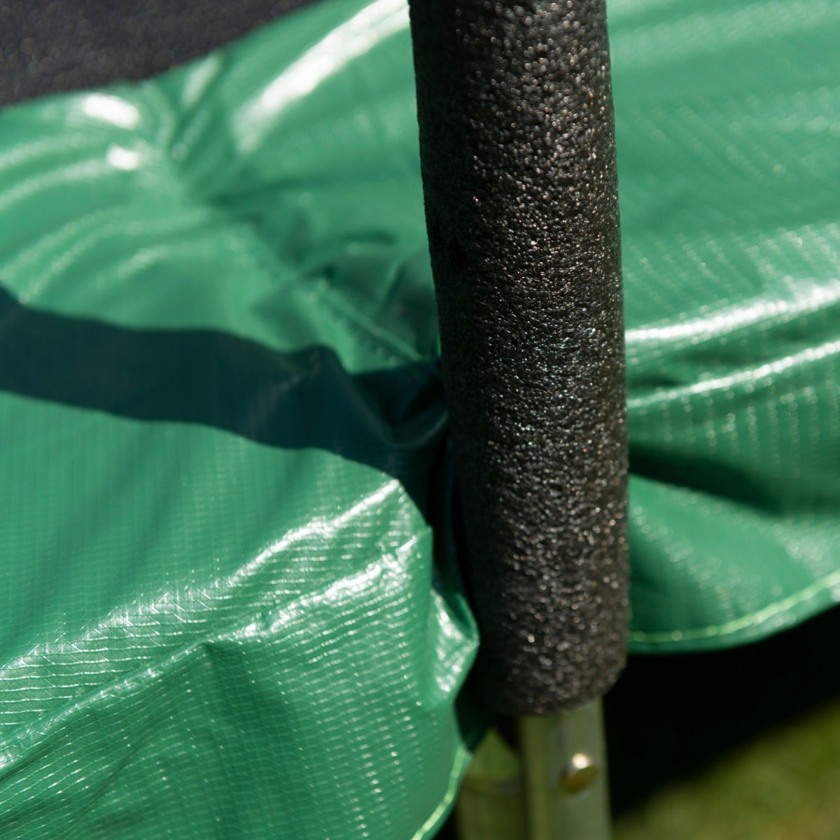15ft x 10ft JumpPRO™ Xcite Green Oval Trampoline with Enclosure