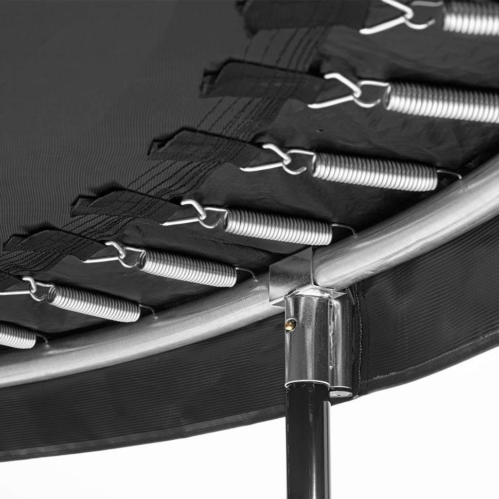 14ft Salta Black Round Comfort Edition Trampoline with Enclosure (5078A)