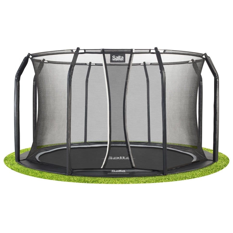12ft Salta Royal Baseground Round Trampoline with Enclosure (5065AE)