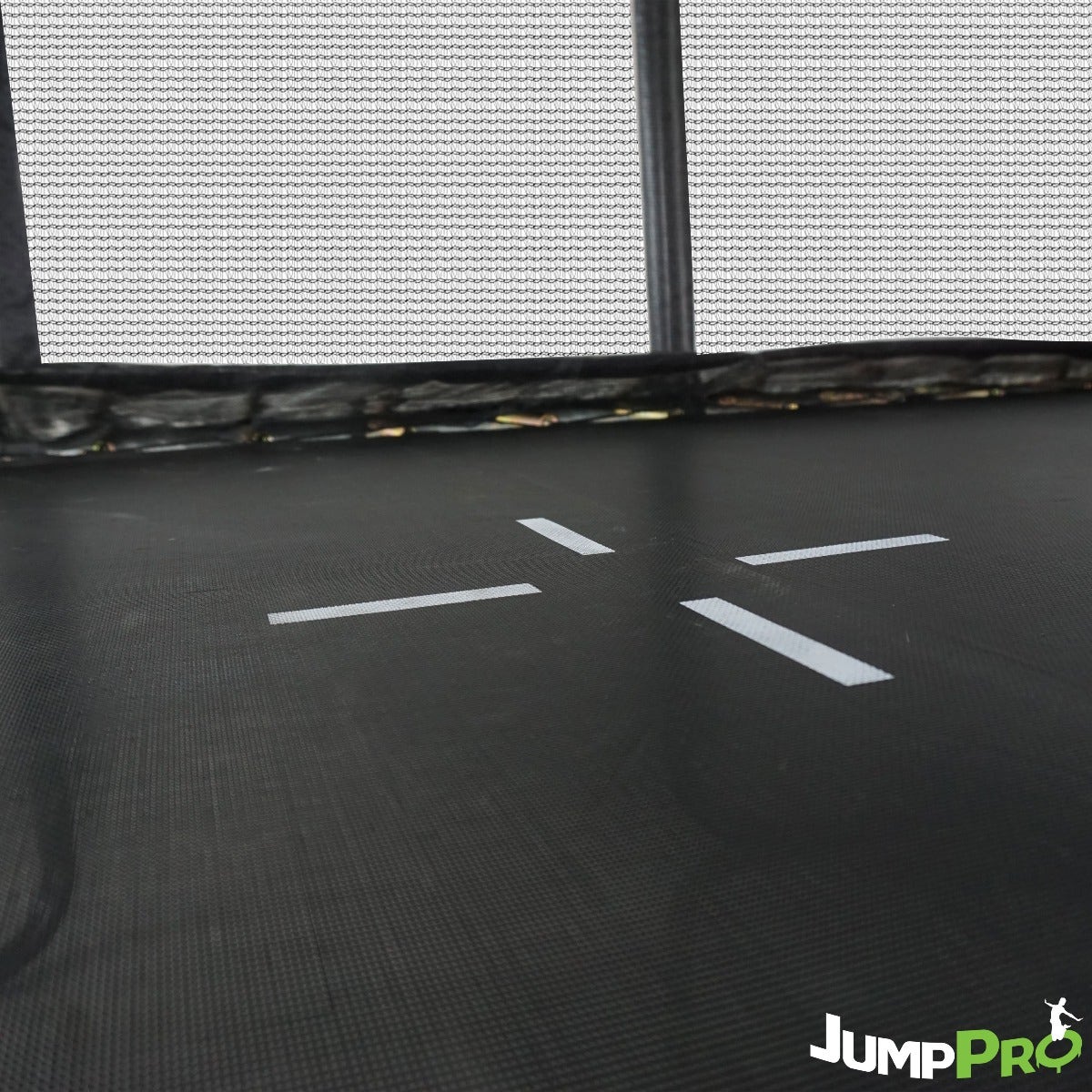 9ft x 6ft JumpPRO™ Xcel Black Rectangular Trampoline with Enclosure (JR96B)B