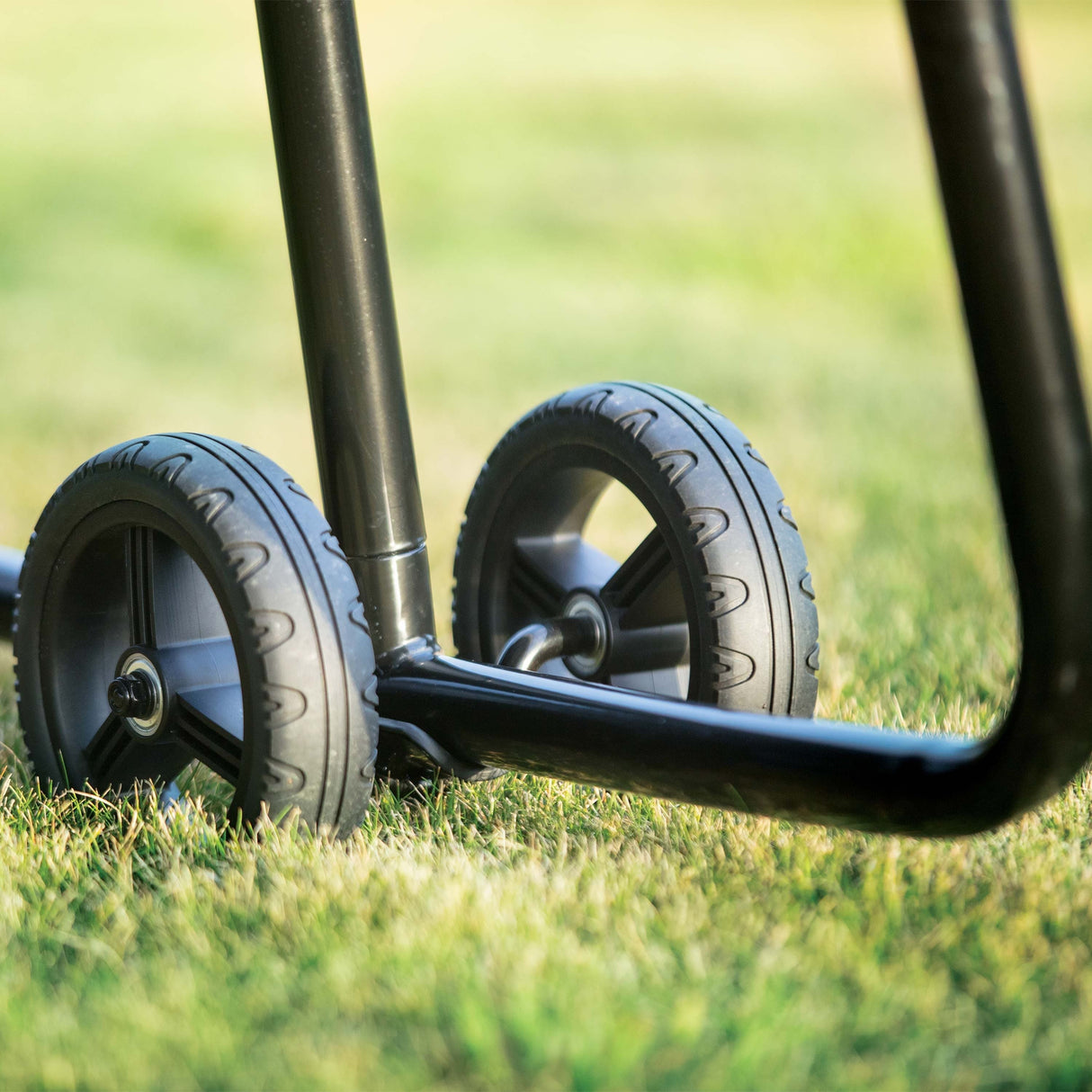 Springfree trampoline shifting wheel