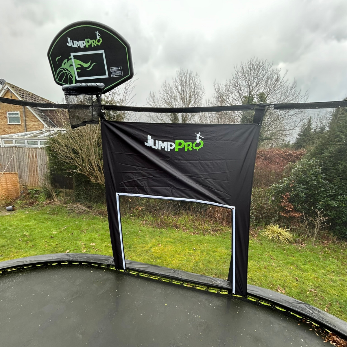 JumpPRO Trampoline Goal (Small) - The Only Trampoline Football Goal in the World!