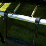 10ft x 7ft JumpPRO™ Xcel Black Rectangular Trampoline with Enclosure