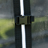 12ft x 8ft JumpPRO™ Xcel Black Rectangular Trampoline with Enclosure
