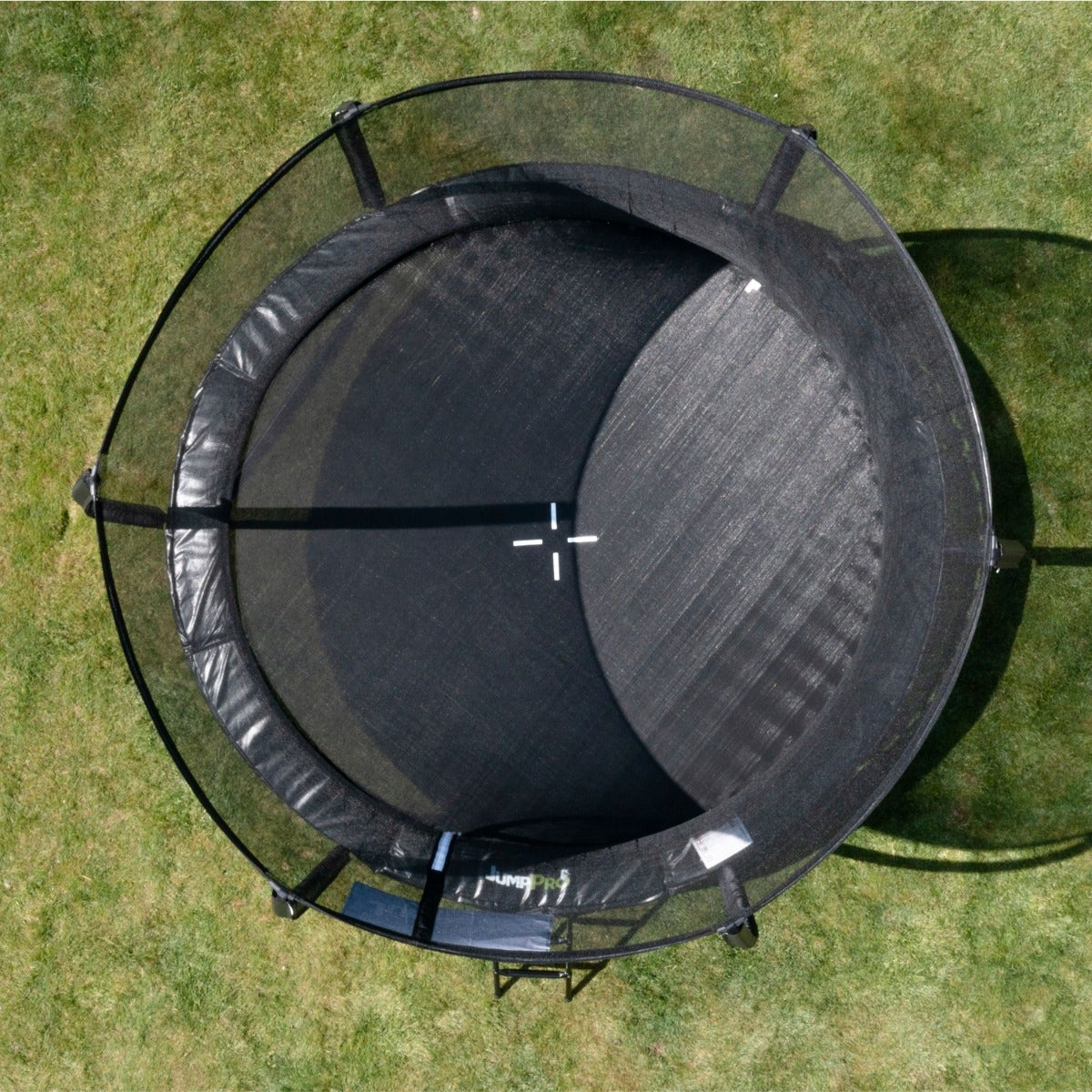 14ft JumpPRO™ Xcel Black Round Trampoline with Enclosure