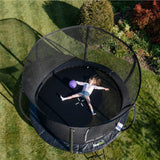 14ft JumpPRO™ Xcel Black Round Trampoline with Enclosure