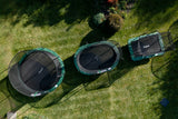 8ft JumpPRO™ Xcite Green Round Trampoline with Enclosure