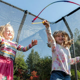 10ft x 7ft JumpPRO™ Xcel Black Rectangular Trampoline with Enclosure