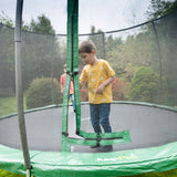 8ft JumpPRO™ Xcite Green Round Trampoline with Enclosure