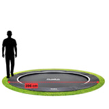 13ft Salta Royal Baseground Black Round Trampoline