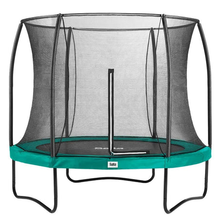10ft Salta Green Round Comfort Edition Trampoline with Enclosure (5075G)