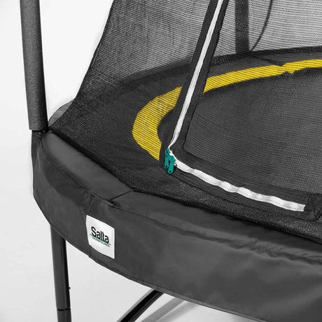 14ft Salta Black Round Comfort Edition Trampoline with Enclosure (5078A)