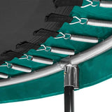 10ft Salta Green Round Comfort Edition Trampoline with Enclosure (5075G)