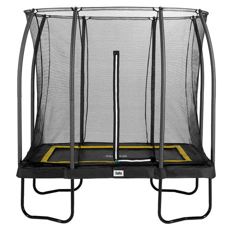 7ft x 5ft Black Rectangular Comfort Edition Trampoline with Enclosure (5091A)