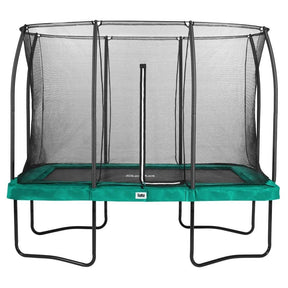 10ft x 7ft Green Rectangular Comfort Edition Trampoline with Enclosure (5092G)