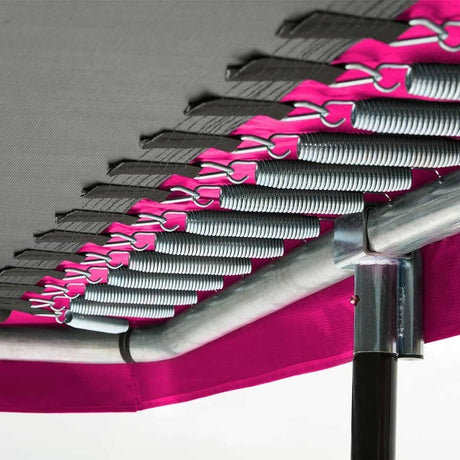 10ft x 7ft Pink Rectangular Comfort Edition Trampoline with Enclosure (5092P)