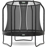 Salta 8.5ft Premium Black Pro Round Trampoline + Safety Net