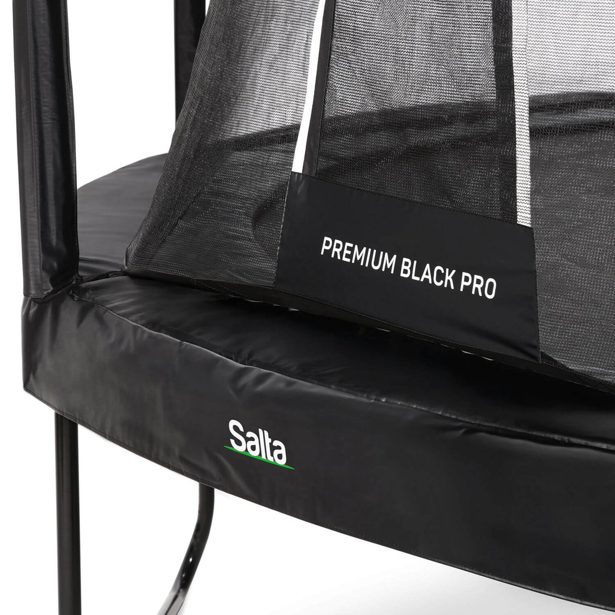 Salta 10.5ft Premium Black Pro Round Trampoline + Safety Net