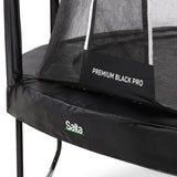 Salta 10.5ft Premium Black Pro Round Trampoline + Safety Net