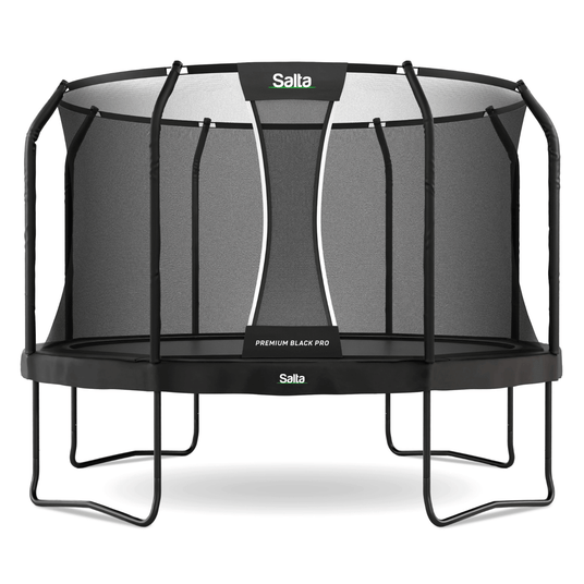 Salta 12.5 Premium Black Pro Round Trampoline + Safety Net