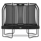10ft x 6.5ft Salta Premium Black Pro Rectangular Trampoline + Safety Net