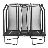 7ft x 5ft Salta Black Rectangular Premium Edition Trampoline with Enclosure