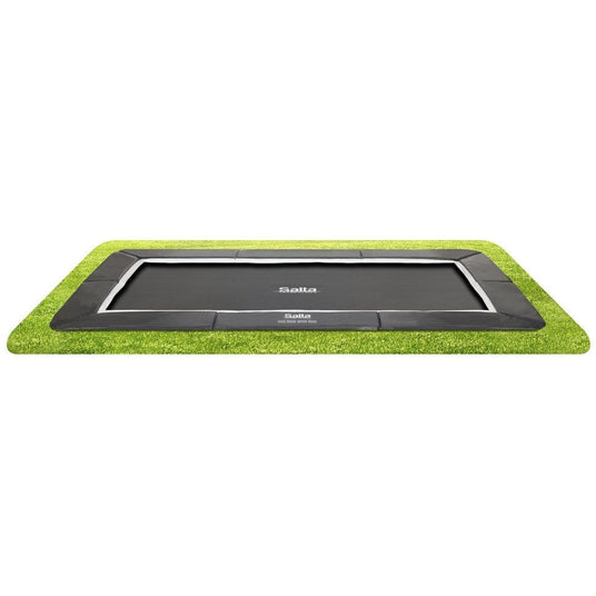 10ft x 7ft Salta Royal Baseground Black Rectangular Trampoline