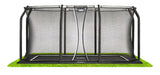 
13ft x 8ft Salta Royal Baseground Rectangular Trampoline with Enclosure
