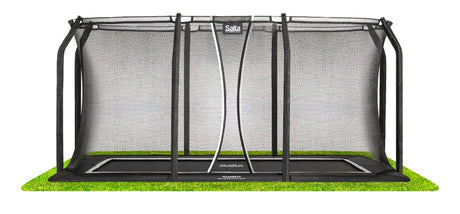 
13ft x 8ft Salta Royal Baseground Rectangular Trampoline with Enclosure
