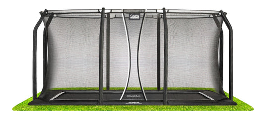 
13ft x 8ft Salta Royal Baseground Rectangular Trampoline with Enclosure
