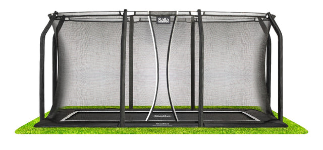 
13ft x 8ft Salta Royal Baseground Rectangular Trampoline with Enclosure
