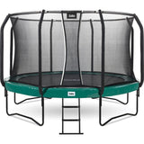 12ft Salta Green Round First Class Edition Trampoline with Enclosure