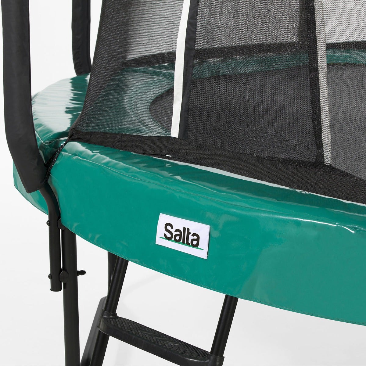 12ft Salta Green Round First Class Edition Trampoline with Enclosure