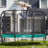 12ft Salta Green Round First Class Edition Trampoline with Enclosure