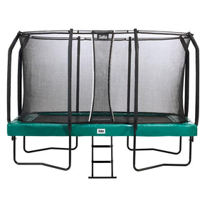 10ft x 7ft Salta Green Rectangular First Class Trampoline with Enclosure (5375G)