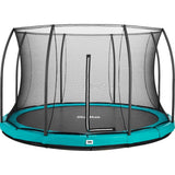 14ft Salta Green Comfort Edition InGround Round Trampoline with Enclosure (5398G)B