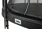 10ft Salta Black Round Premium Edition Trampoline with Enclosure