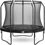 14ft Salta Black Round Premium Edition Trampoline with Enclosure
