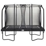 10ft x 7ft Salta Black Rectangular Premium Trampoline with Enclosure (5362)
