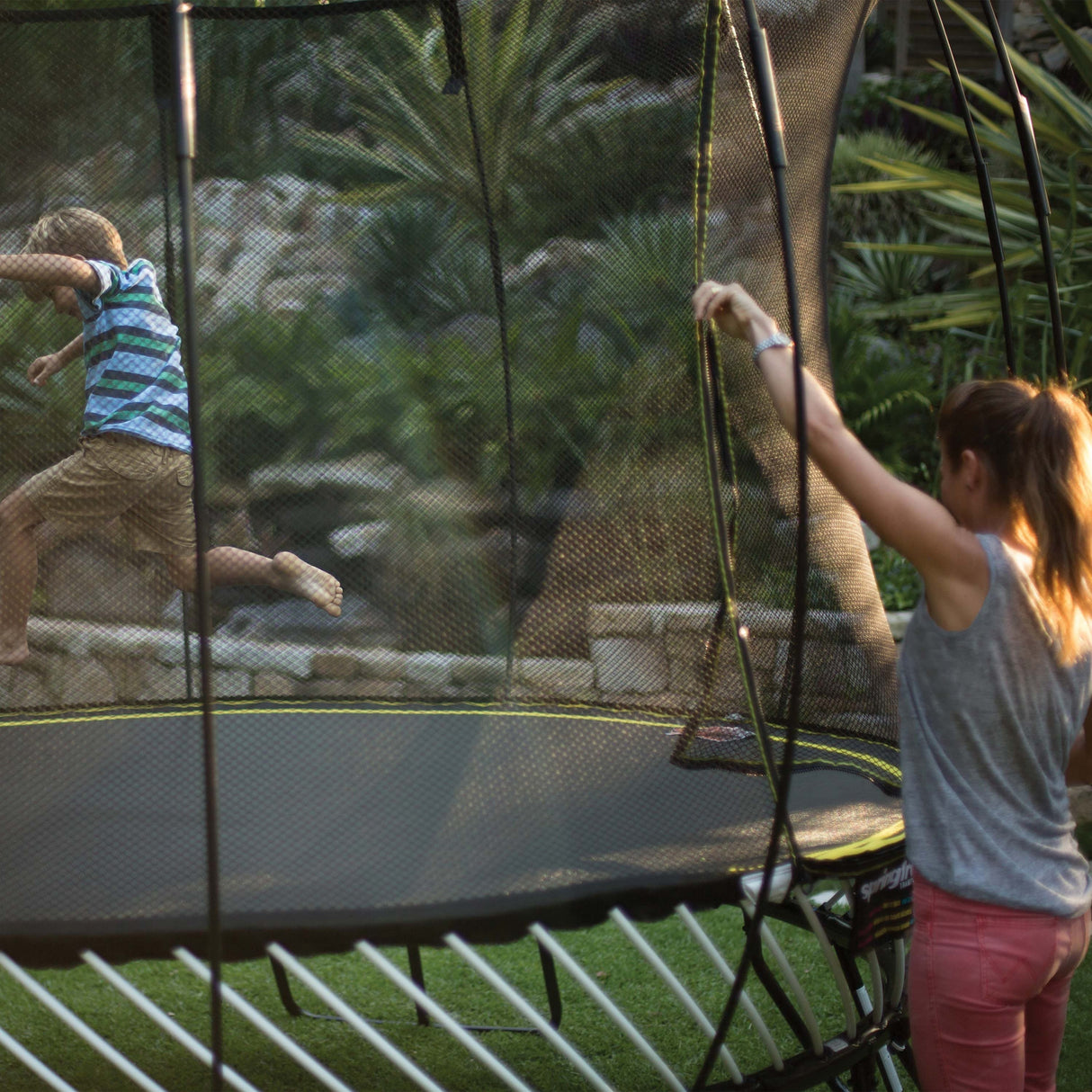 11ft Springfree Large Square Trampoline S113