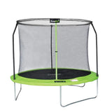 12ft JumpPRO® Xplore Green Round Trampoline with Enclosure