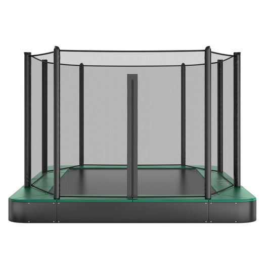 11ft x 8ft Akrobat Orbit Flat Rectangular Trampoline