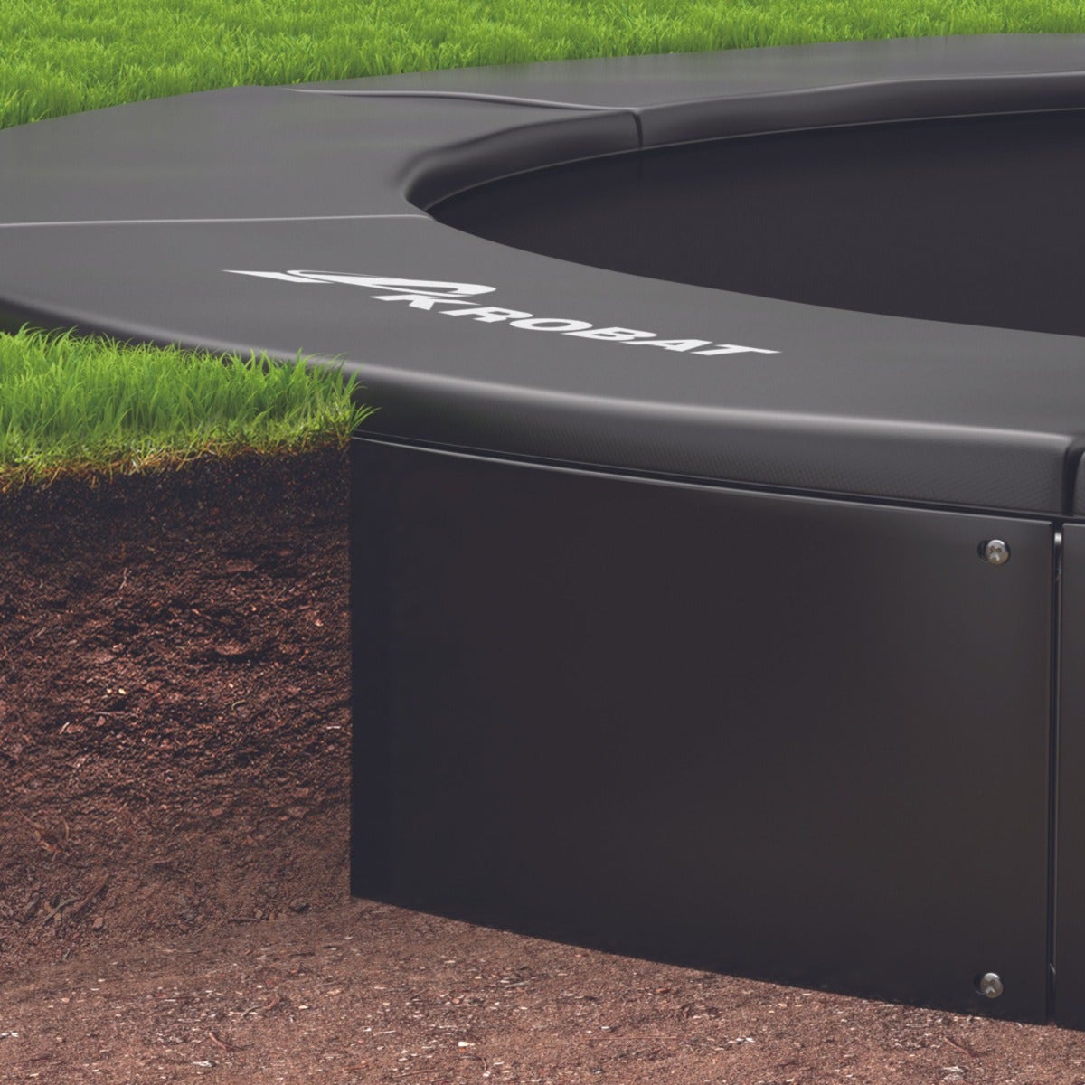 11ft x 8ft Akrobat Primus Flat Rectangular Trampoline
