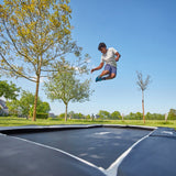 10ft x 7ft Salta Royal Baseground Black Rectangular Trampoline