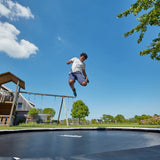12ft Salta Royal Baseground Black Round Trampoline