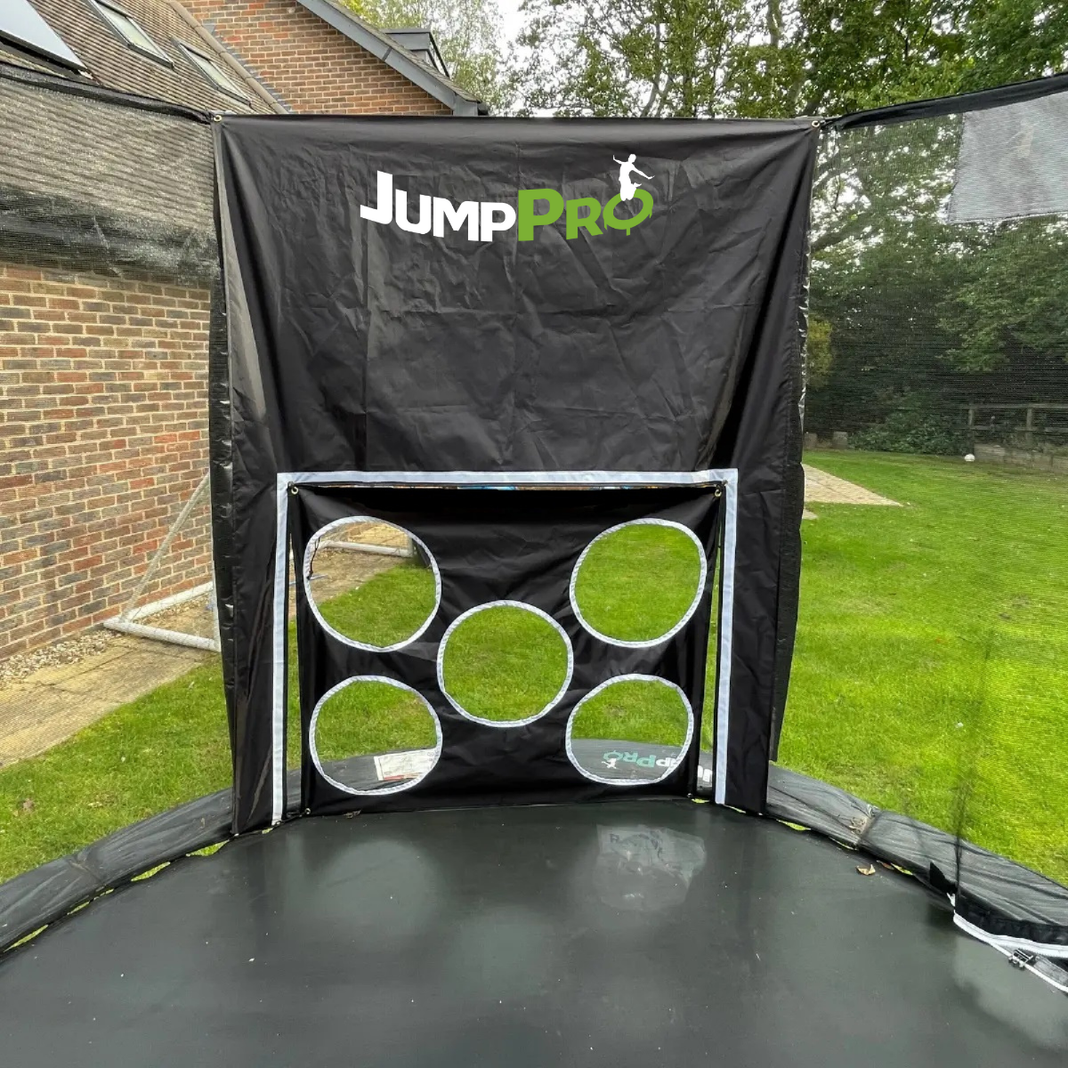 JumpPRO Trampoline Goal (Large) - The Only Trampoline Football Goal in the World!