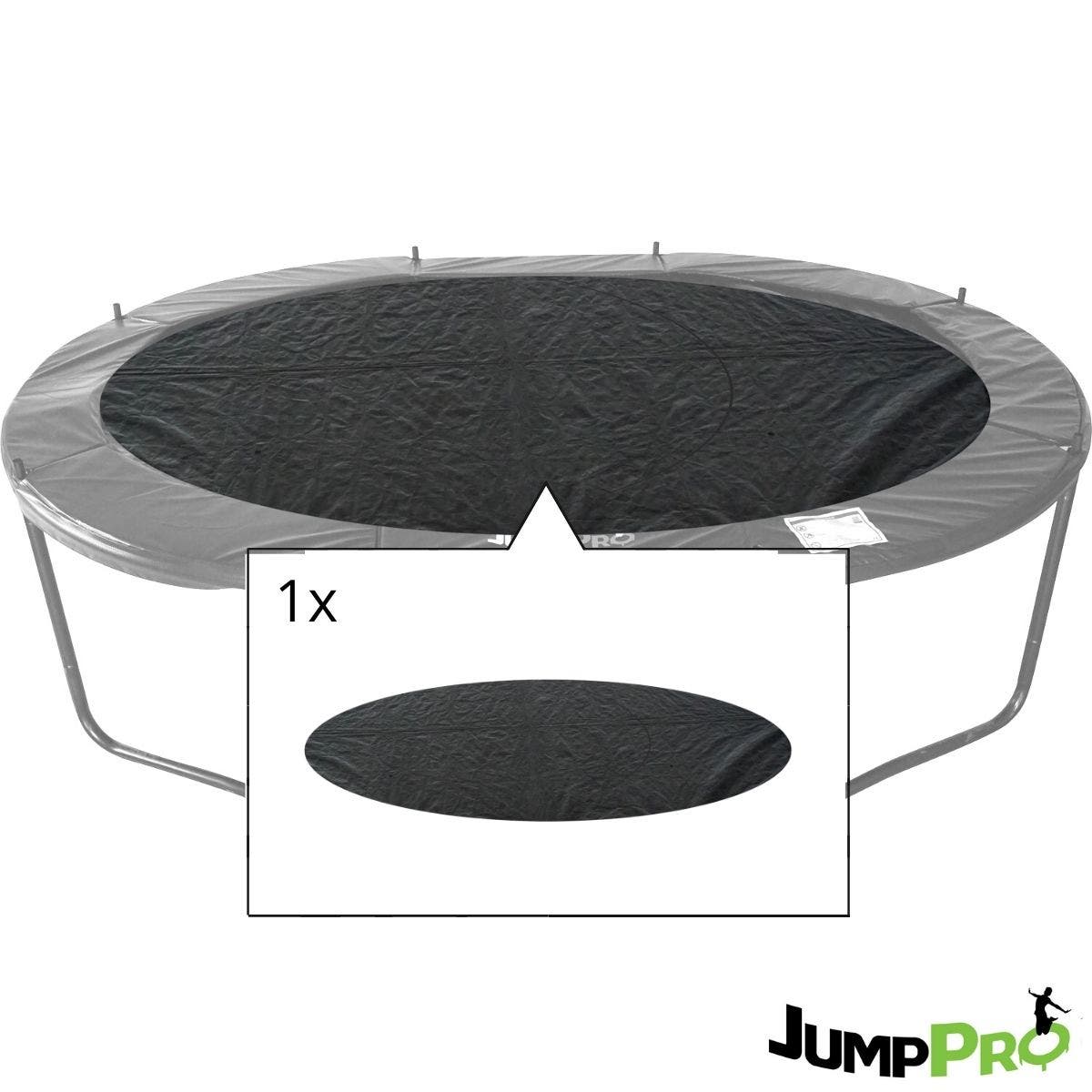 8ft JumpPRO™ Black Round Trampoline Bed Cover