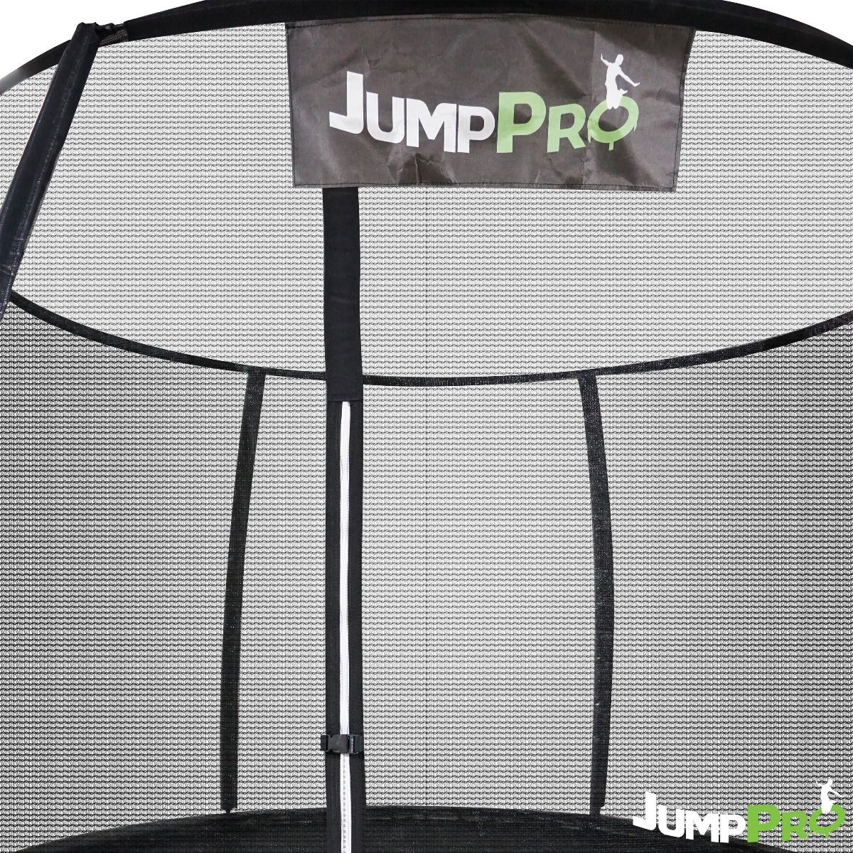 10ft JumpPRO&trade; Xcel Black Round Trampoline with Enclosure (J10B)B