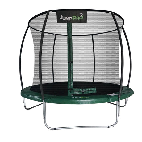 10ft JumpPRO&trade; Xcite Black Round Trampoline with Enclosure (J10G)