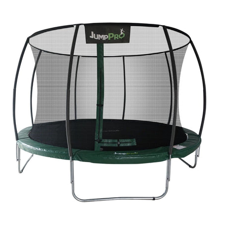 14ft JumpPRO&trade; Xcite Black Round Trampoline with Enclosure (J14G)